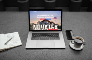 Novatex Website Mockup